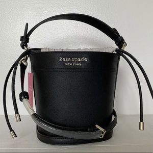 NWT Kate Spade Cameron Pippa Bucket Bag - Black